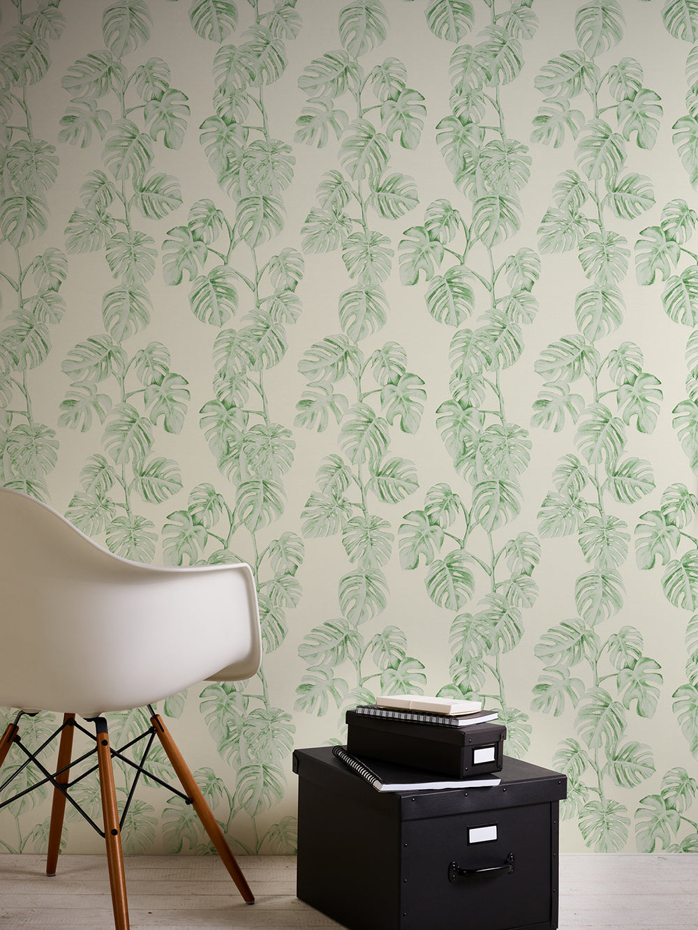Greenery - Delicious Monstera botanical wallpaper AS Creation    
