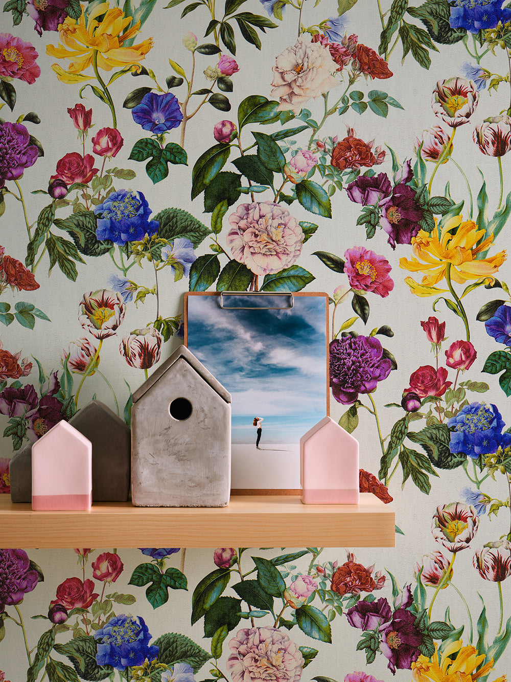 Trendwall - Glowing Flowers botanical wallpaper AS Creation