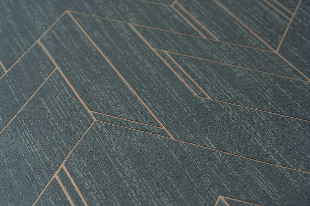 Villa - Glossy Lines geometric wallpaper AS Creation    