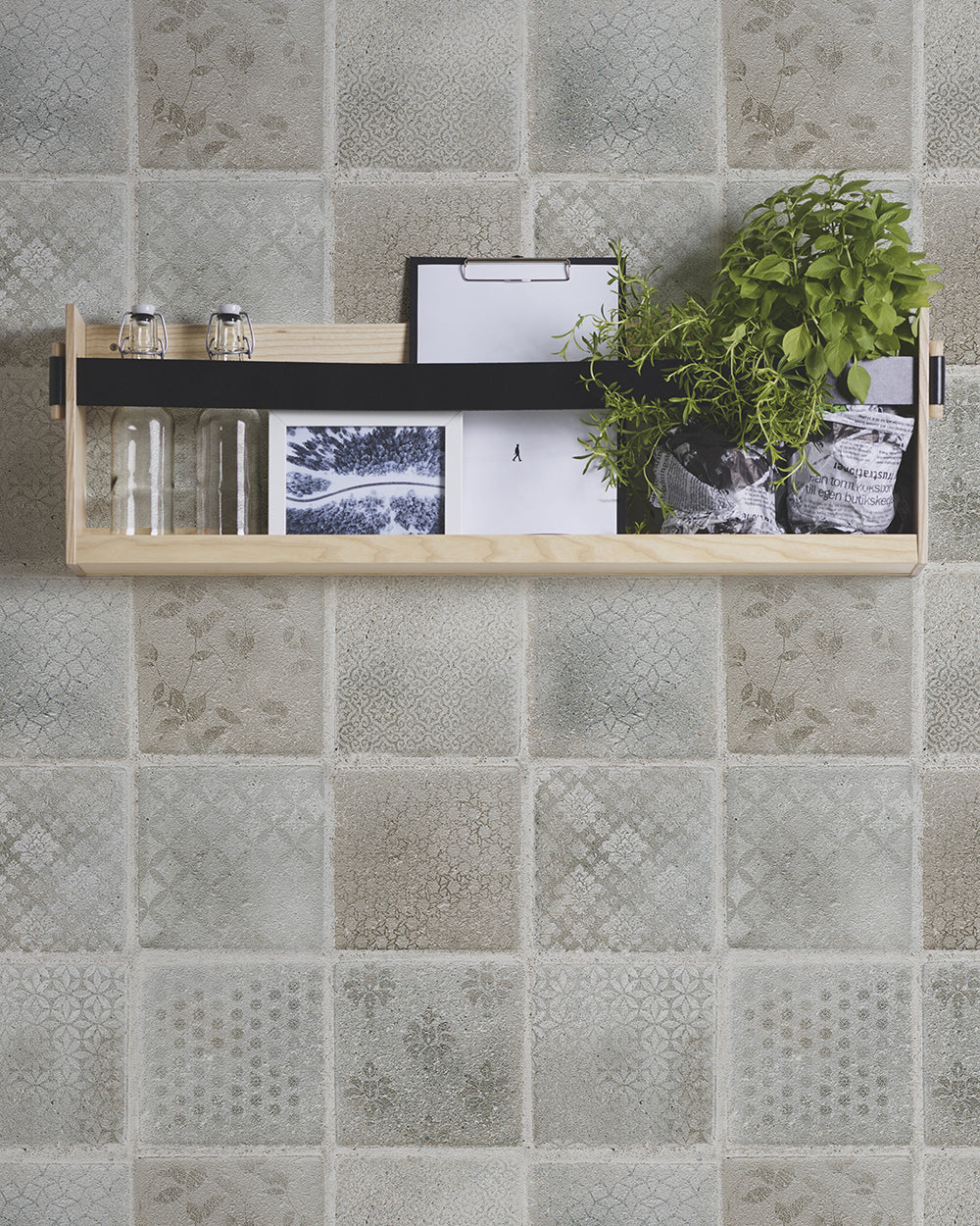 Neue Bude 2.0 - Vintage Tile industrial wallpaper AS Creation    