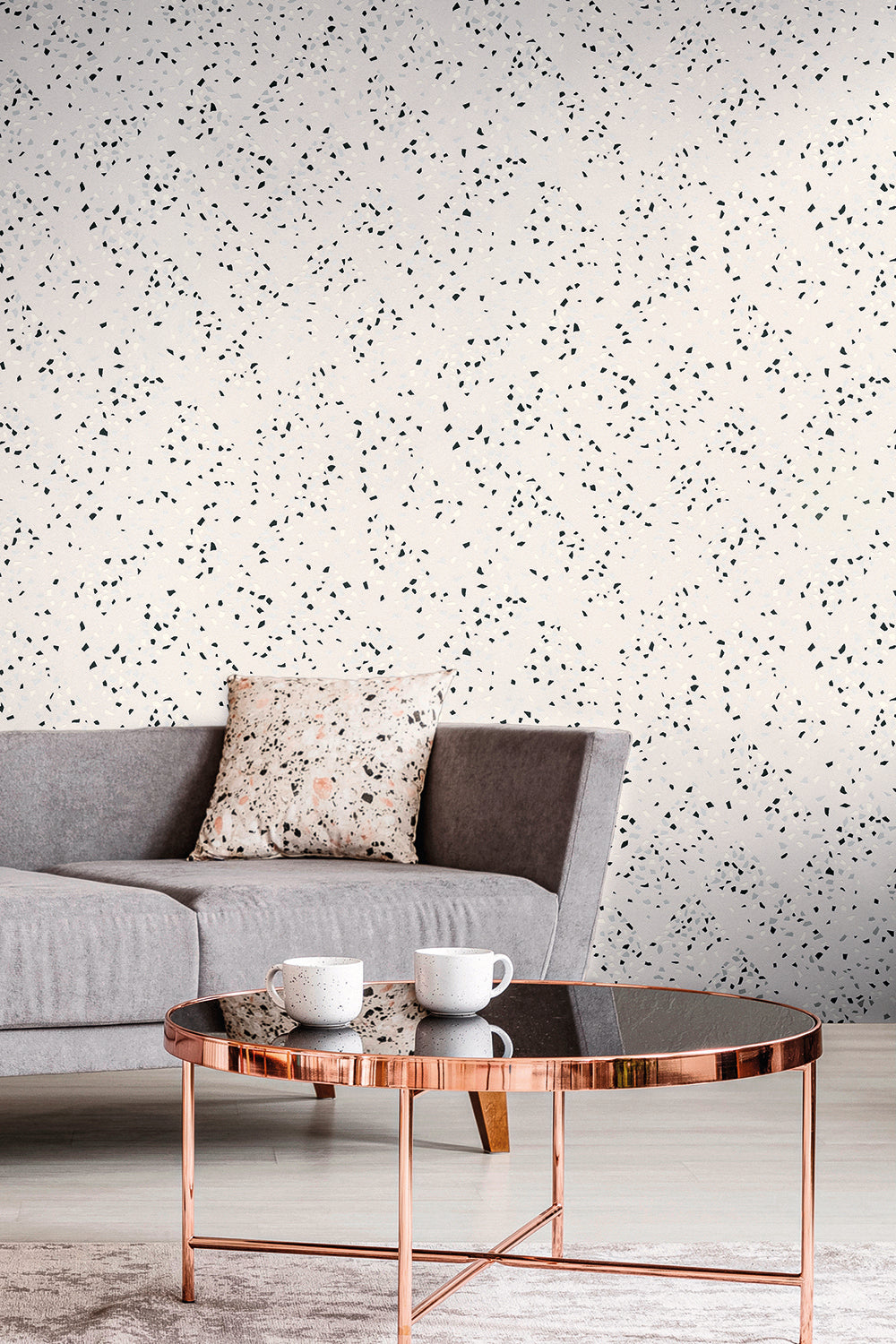 New Walls - Terrazzo  Tile industrial wallpaper AS Creation    