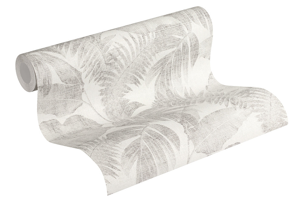 New Walls - Tropical Linen botanical wallpaper AS Creation    