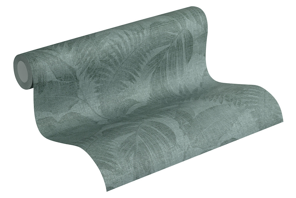 New Walls - Tropical Linen botanical wallpaper AS Creation    