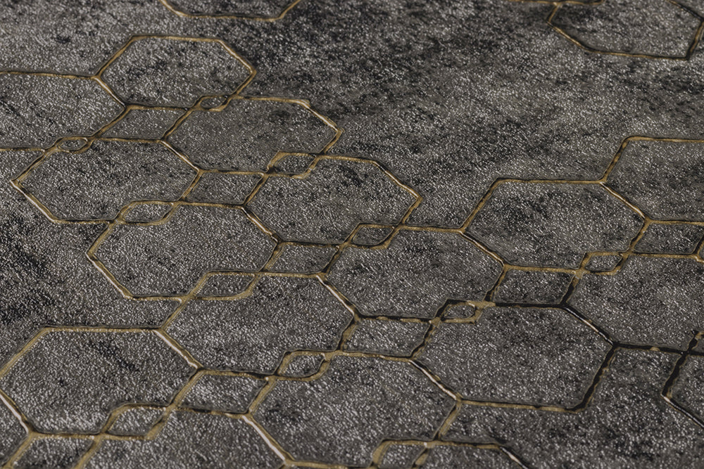 New Walls - Gilded Geometric geometric wallpaper AS Creation    