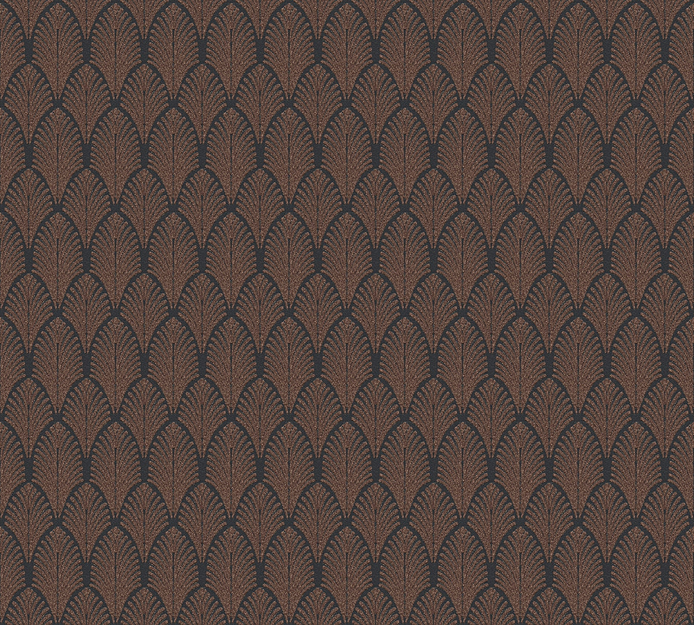 Pop Style - Deco Deluxe art deco wallpaper AS Creation Roll Bronze  374842