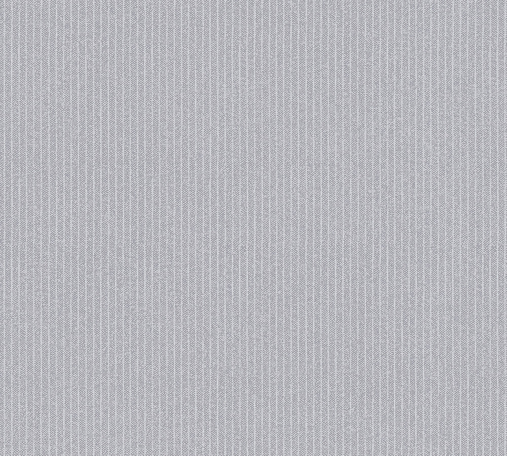 New Elegance - Perfect Pinstripe damask wallpaper AS Creation Roll Grey  375505