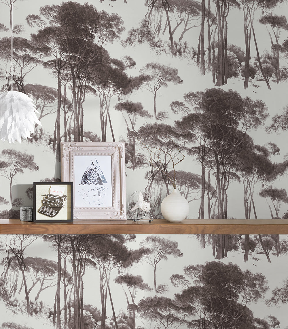 History of Art - Forestry botanical wallpaper AS Creation    