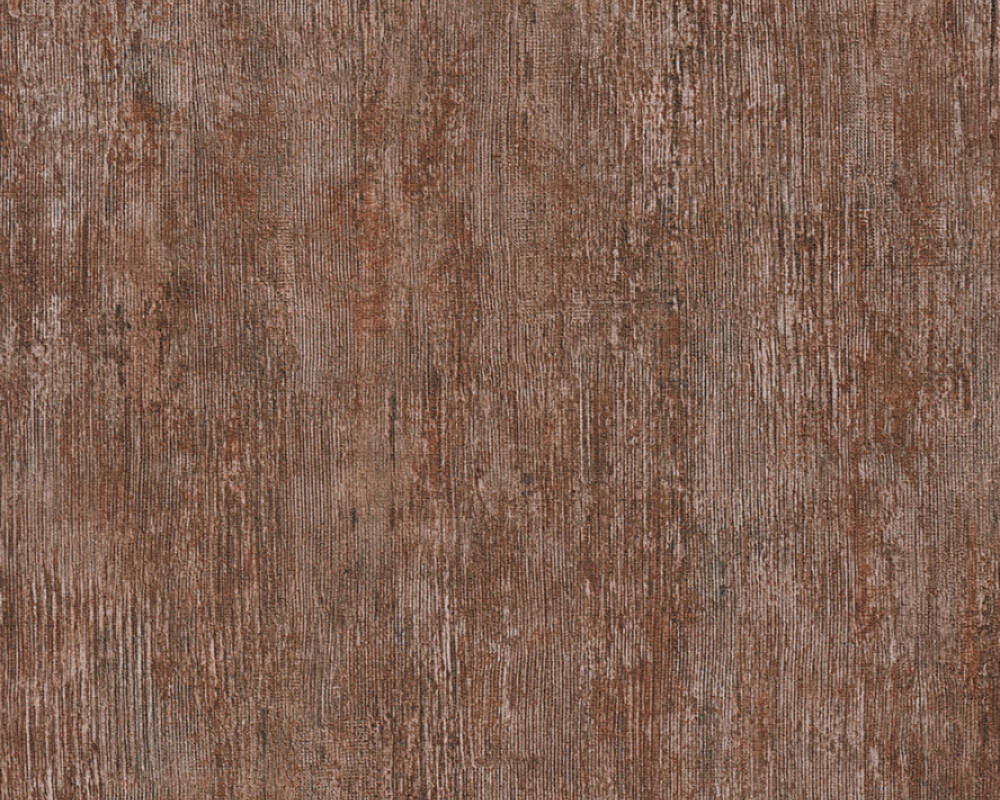 Industrial Collection - Wood Grain bold wallpaper AS Creation Roll Brown  377464