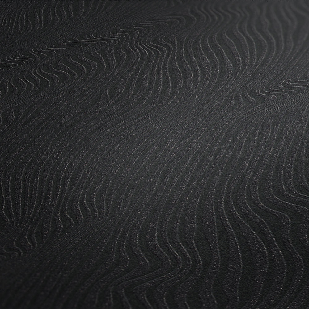 Attractive - Shiny Organic Waves damask wallpaper AS Creation    