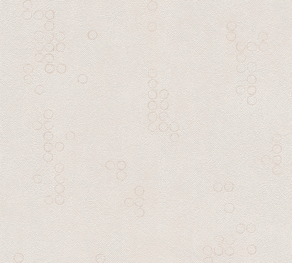 Attractive - Modern Dots geometric wallpaper AS Creation Sample Beige  377633-S