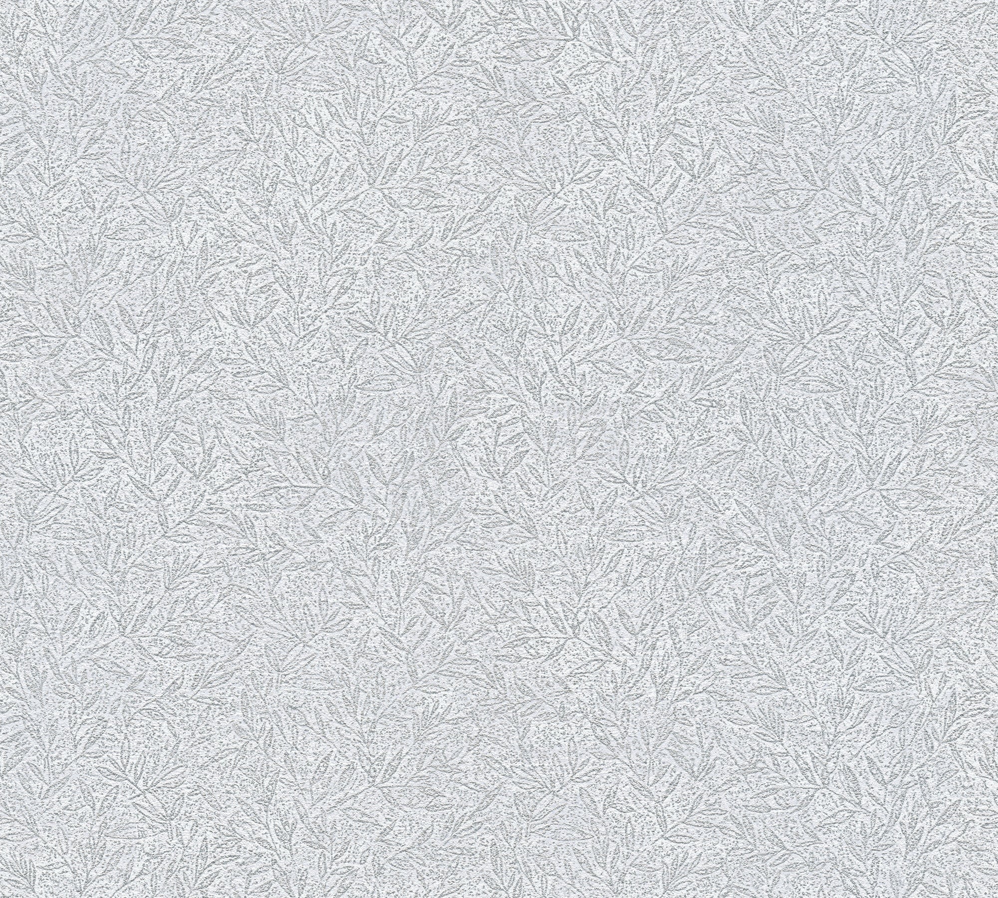 Attractive - Leafy botanical wallpaper AS Creation Roll Silver  378371