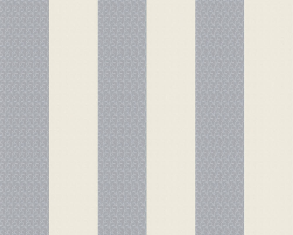 Karl Lagerfeld - Fashion Stripes designer wallpaper AS Creation Roll White  378491