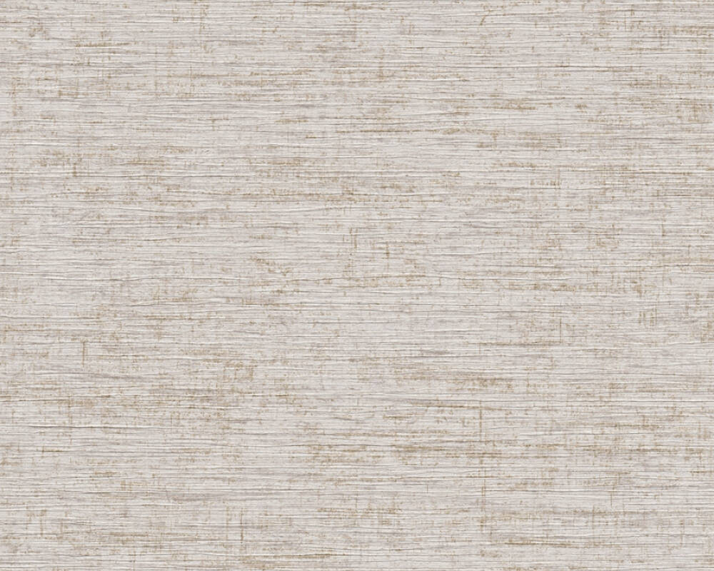 Metropolitan Stories 2 - Luxe Raw Linen Texture plain wallpaper AS Creation Roll Light Grey  378572