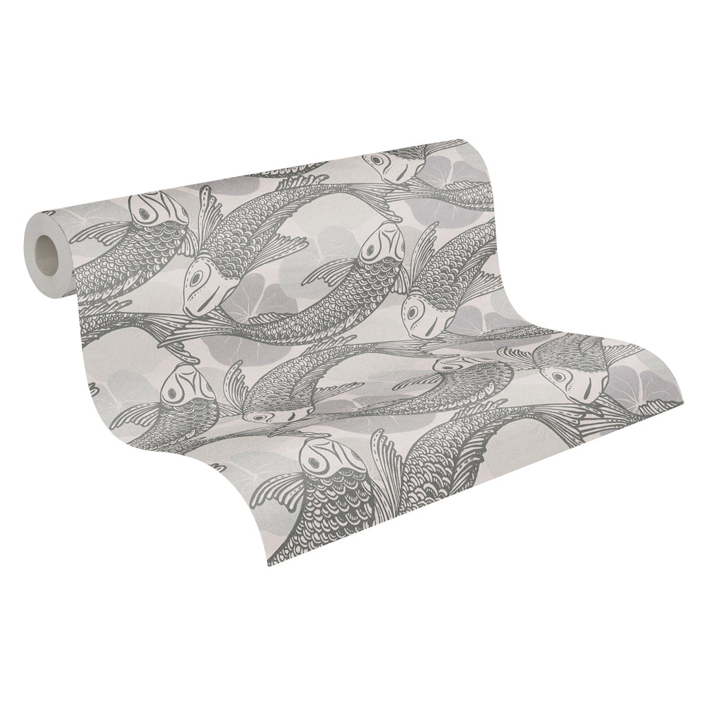 Metropolitan Stories 2 - Playing it Koi botanical wallpaper AS Creation    
