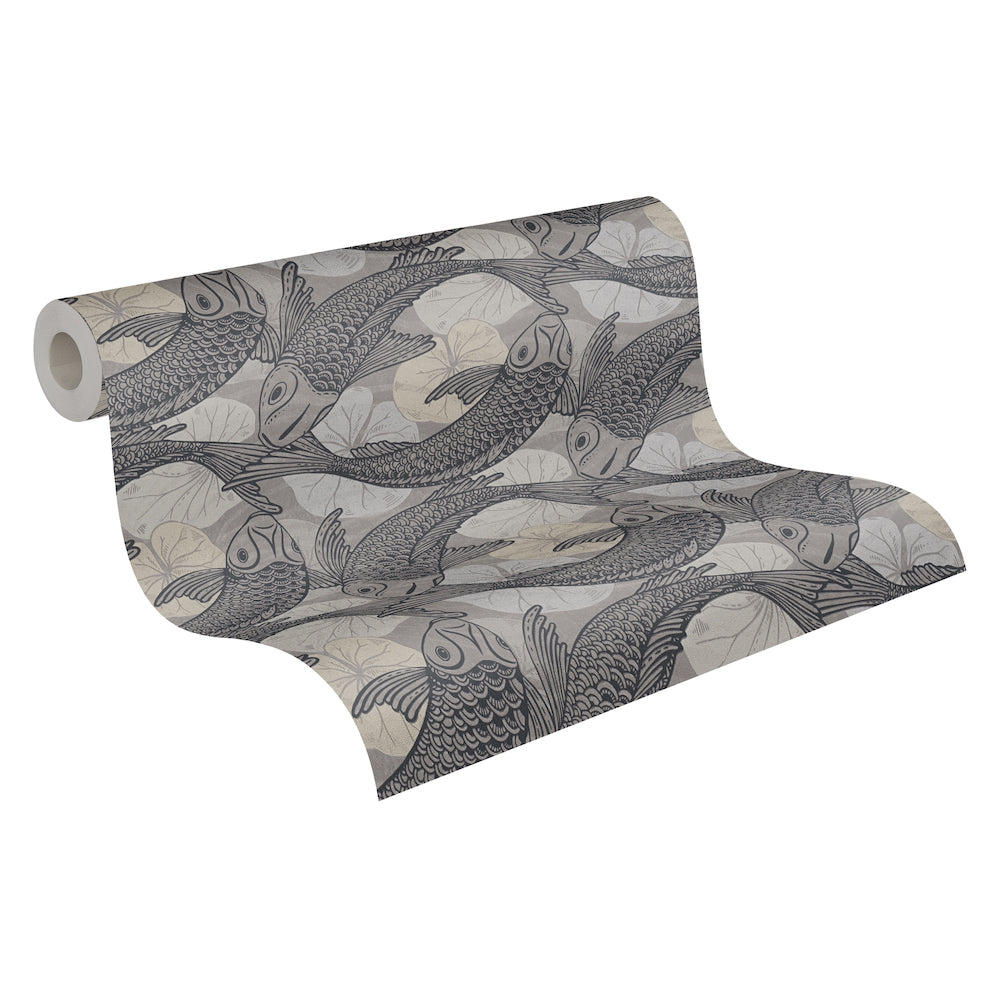 Metropolitan Stories 2 - Playing it Koi botanical wallpaper AS Creation    