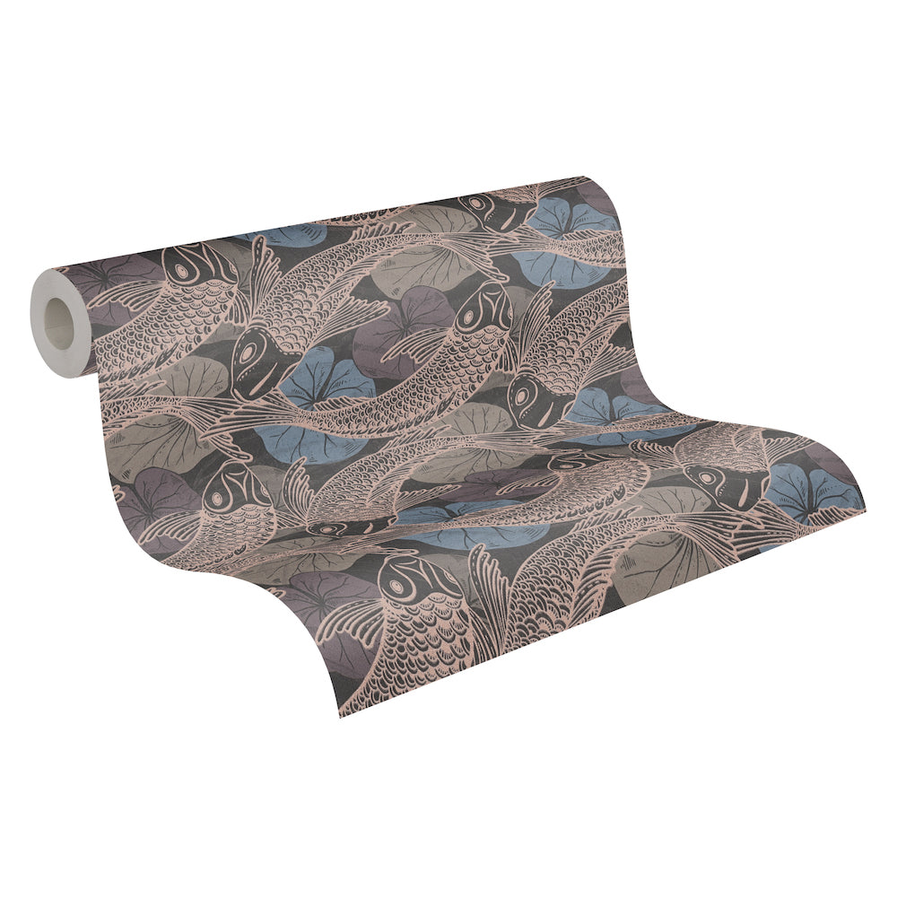 Metropolitan Stories 2 - Playing it Koi botanical wallpaper AS Creation    