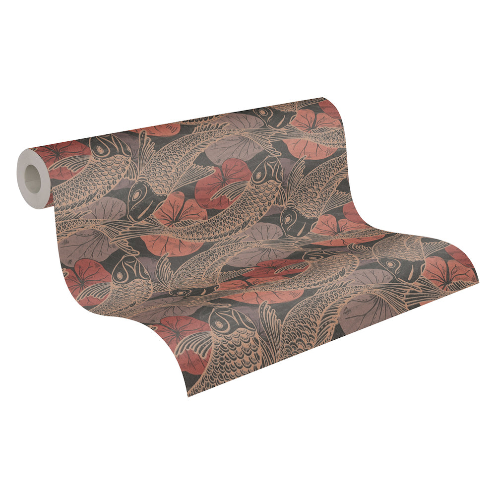 Metropolitan Stories 2 - Playing it Koi botanical wallpaper AS Creation    