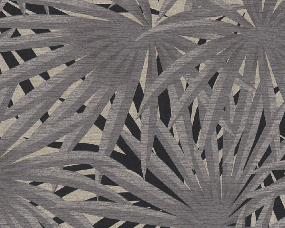 Metropolitan Stories 2 - Dancing in Fronds botanical wallpaper AS Creation Roll Grey  378612