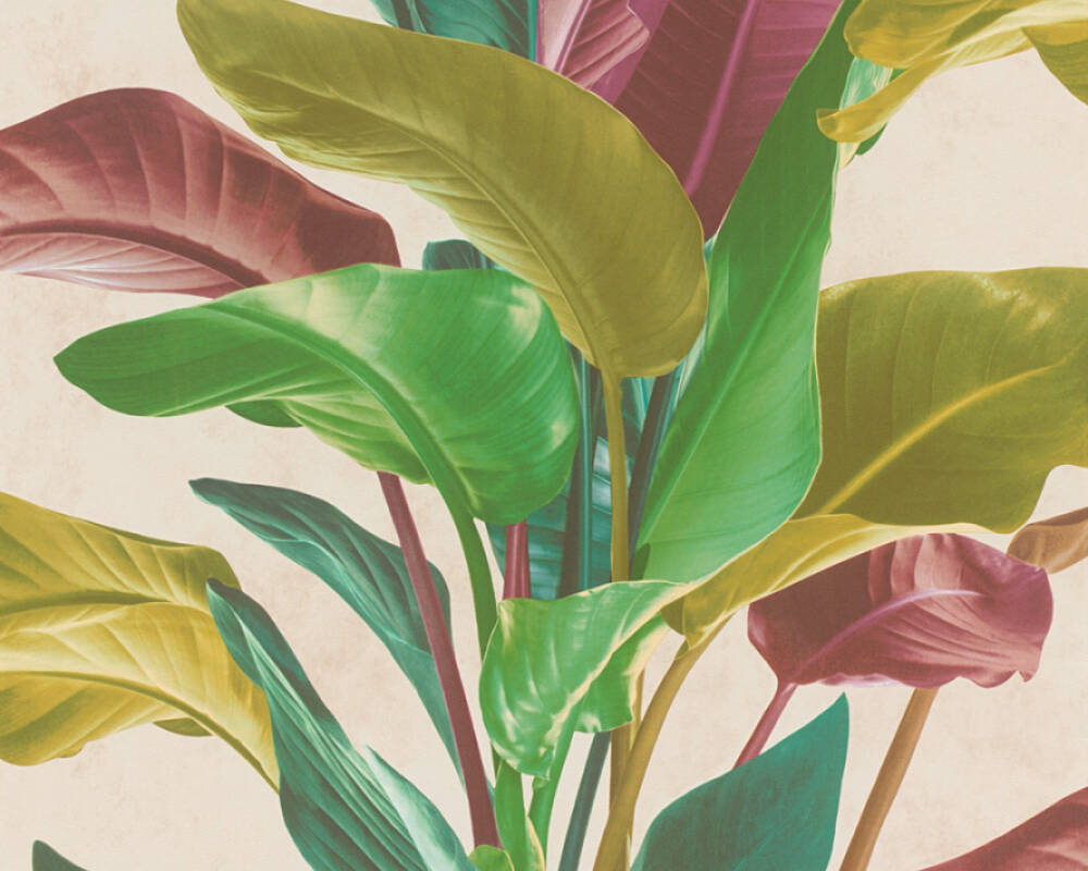 Metropolitan Stories 2 - Living Palms botanical wallpaper AS Creation Roll Multi-coloured  378621