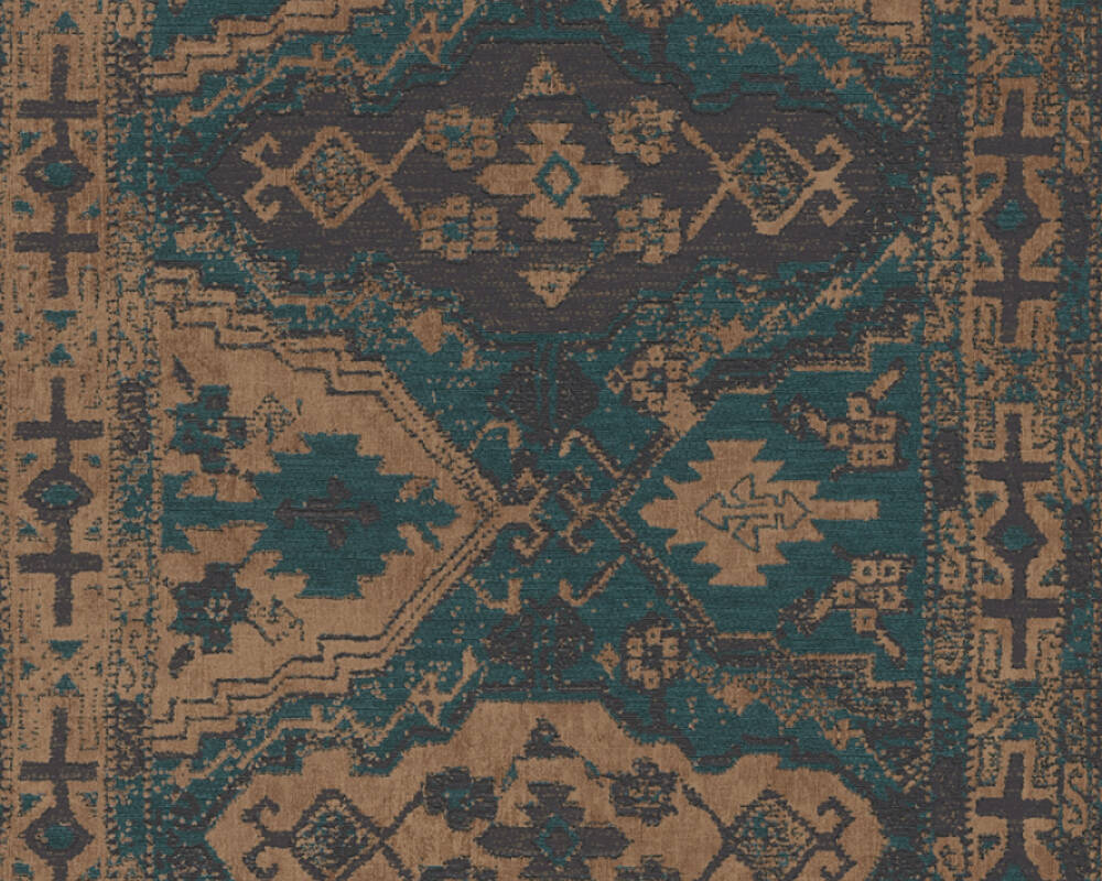 Metropolitan Stories 2 - Magic Carpet damask wallpaper AS Creation Roll Green  378682