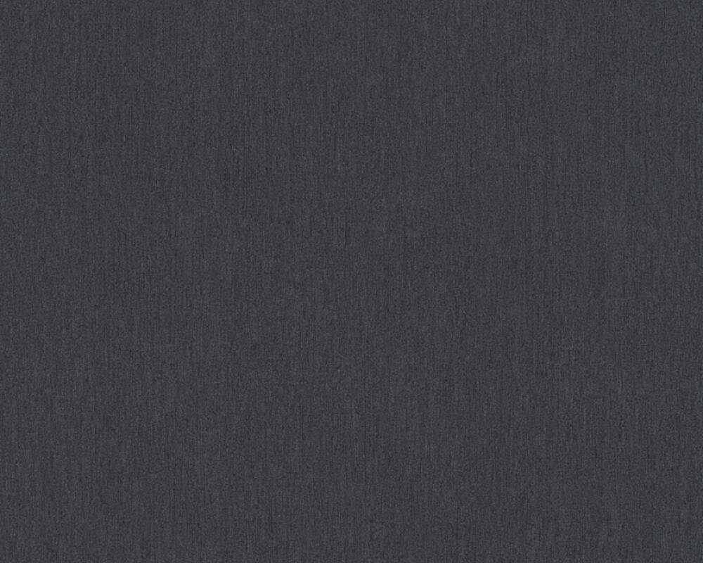 Karl Lagerfeld - Textured Plain designer wallpaper AS Creation Roll Black  378859