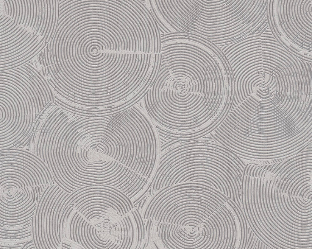Metropolitan Stories 2 - Metallic Maze industrial wallpaper AS Creation Roll Light Grey  379002