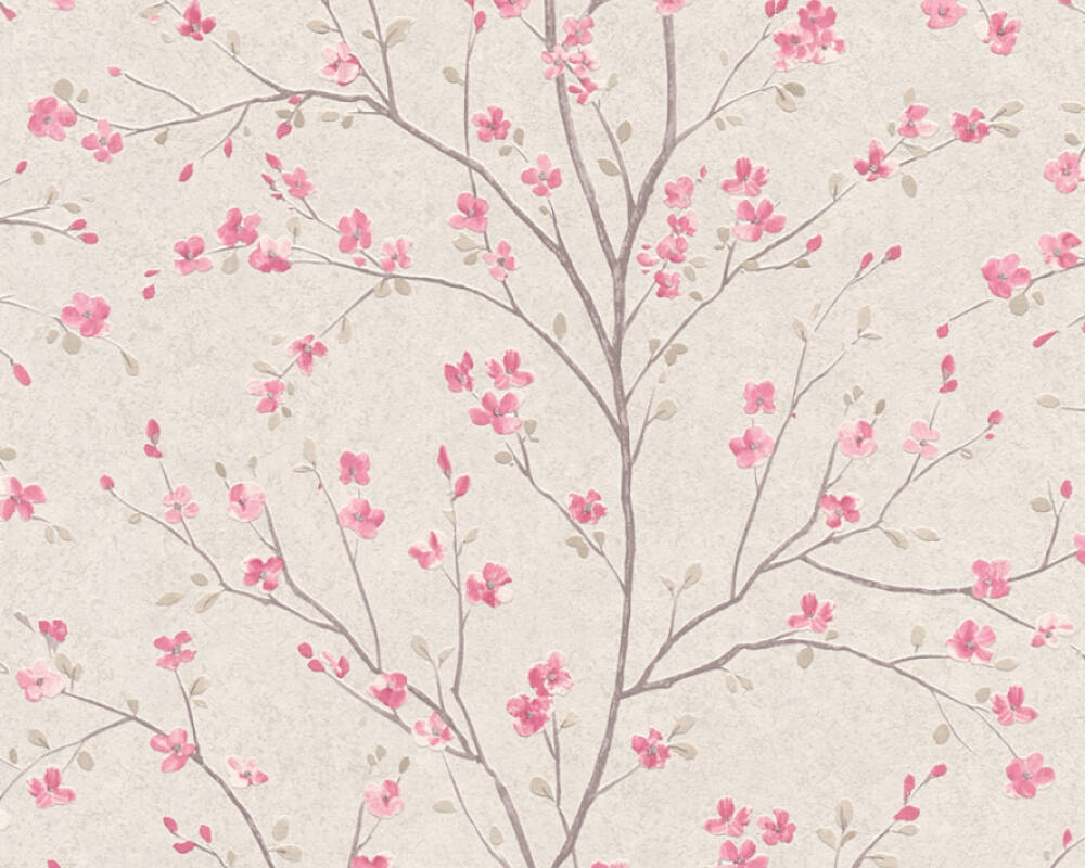 Metropolitan Stories 2 - Sakura in Bloom botanical wallpaper AS Creation Roll Cream  379121