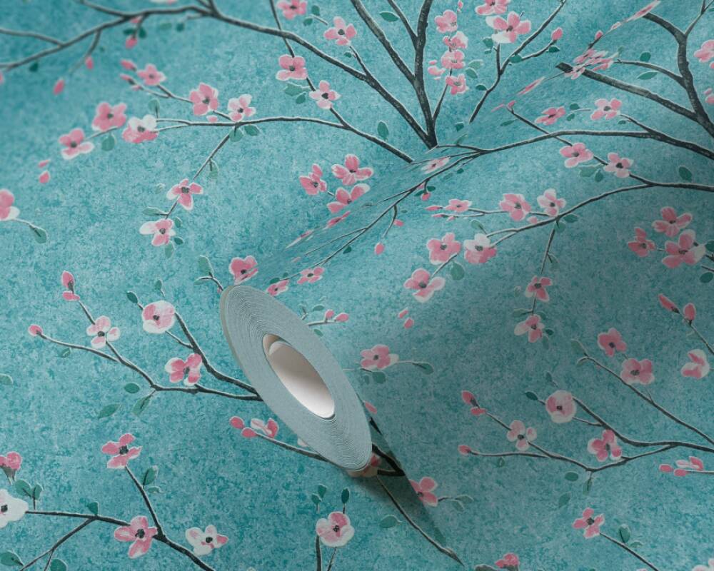 Metropolitan Stories 2 - Sakura in Bloom botanical wallpaper AS Creation    