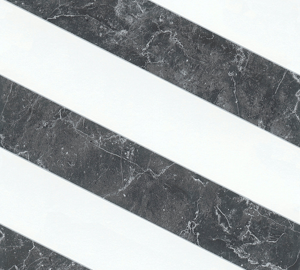 Michalsky 4 - Modern Marble industrial wallpaper AS Creation Sample Black  379921-S