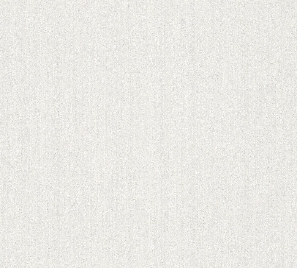Mata Hari - Subtle Plains plain wallpaper AS Creation Roll White  380988