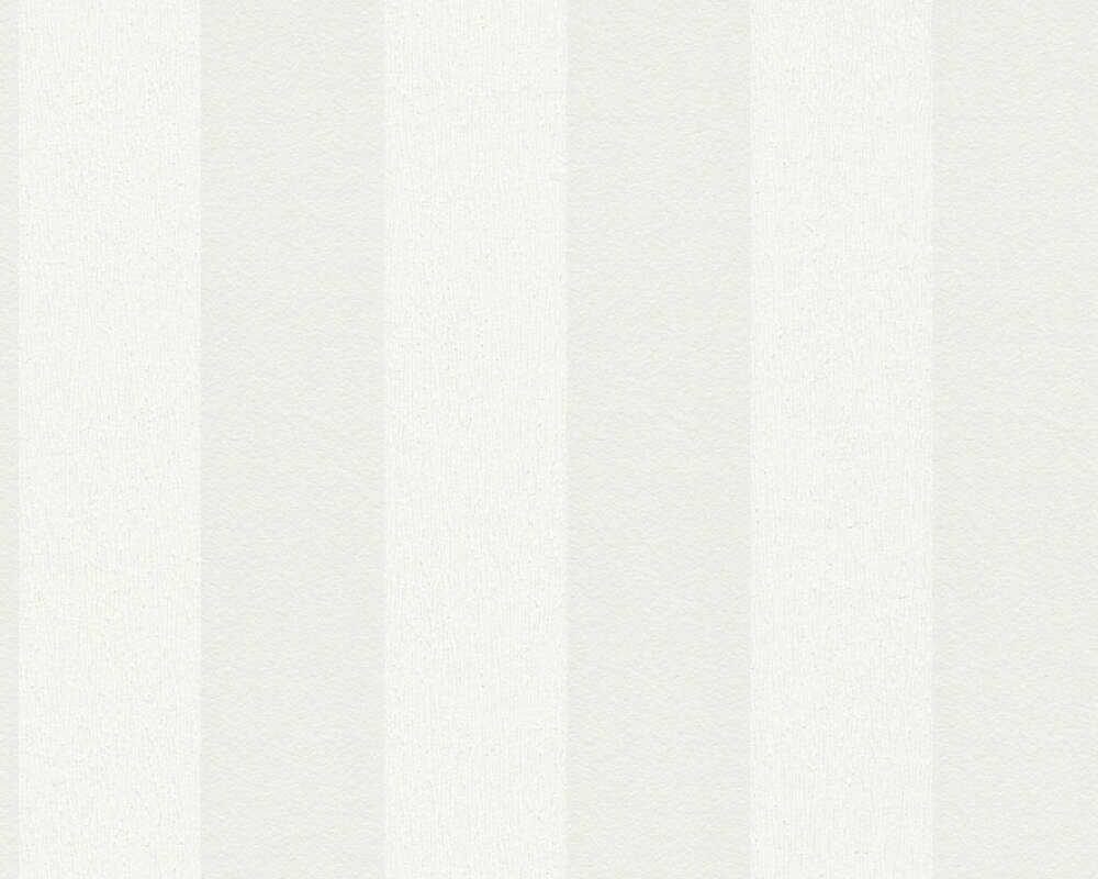 Trendwall 2 - Block Stripes stripe wallpaper AS Creation Roll White  381011