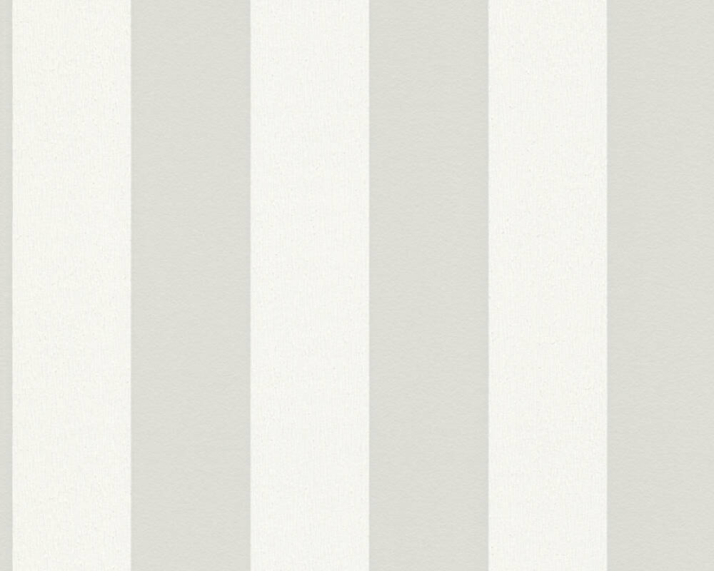 Trendwall 2 - Block Stripes stripe wallpaper AS Creation Roll Grey  381012