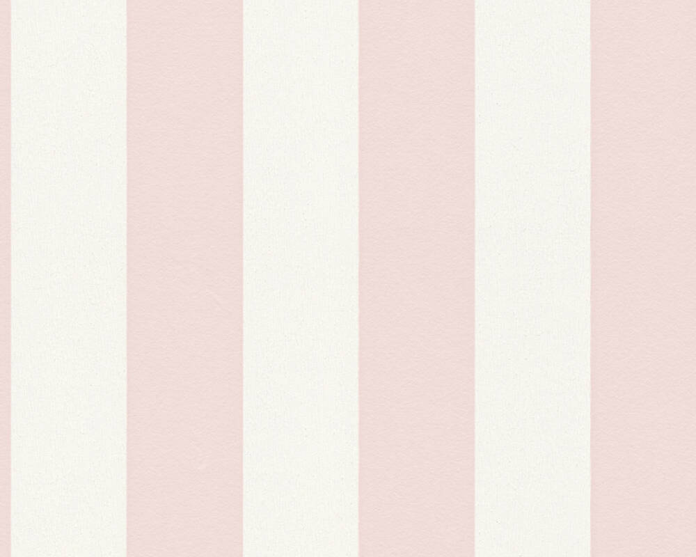 Trendwall 2 - Block Stripes stripe wallpaper AS Creation Roll Pink  381013