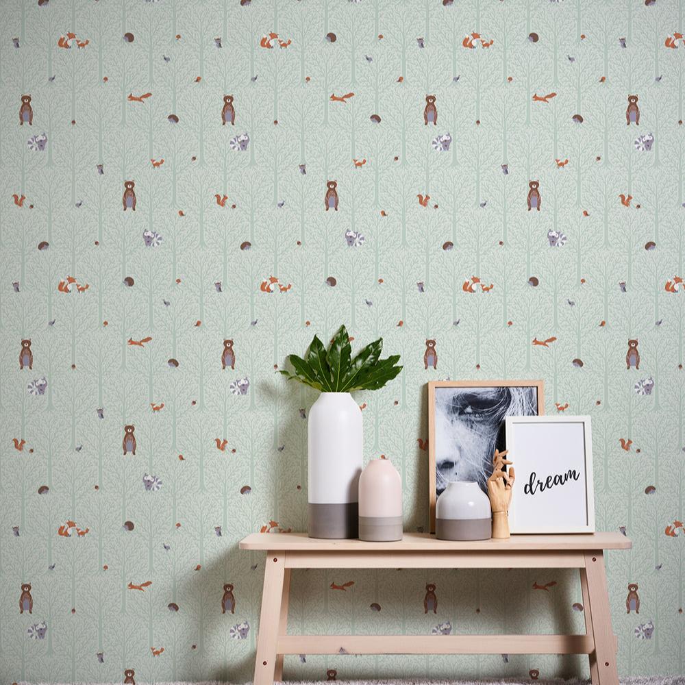 Little Love - Forest Mates kids wallpaper AS Creation