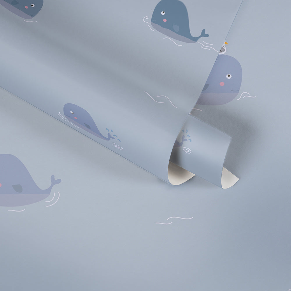Little Love - Whales kids wallpaper AS Creation    