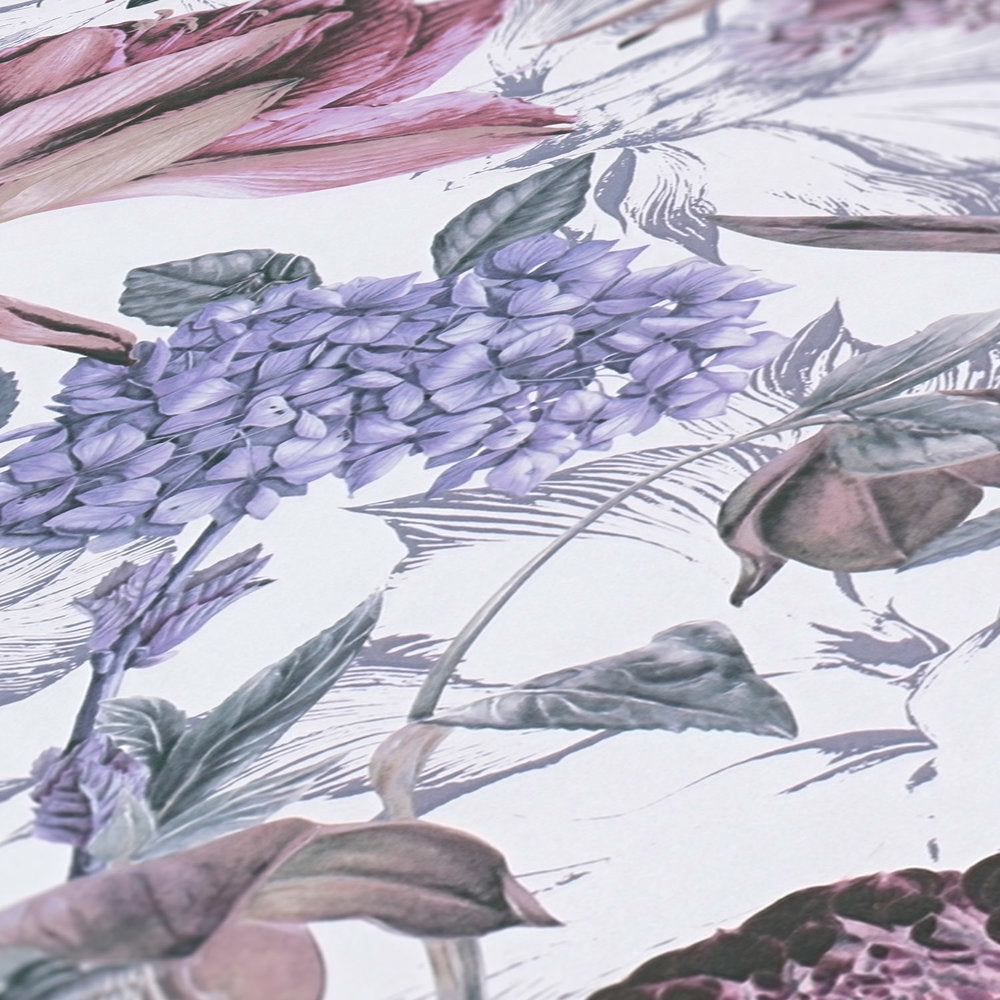 Dream Flowery - Flowers botanical wallpaper AS Creation    