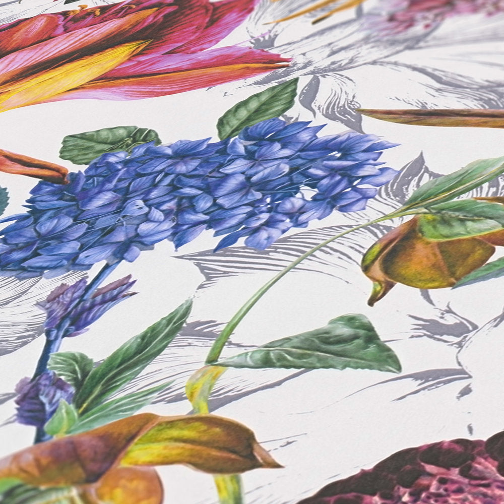 Dream Flowery - Flowers botanical wallpaper AS Creation    