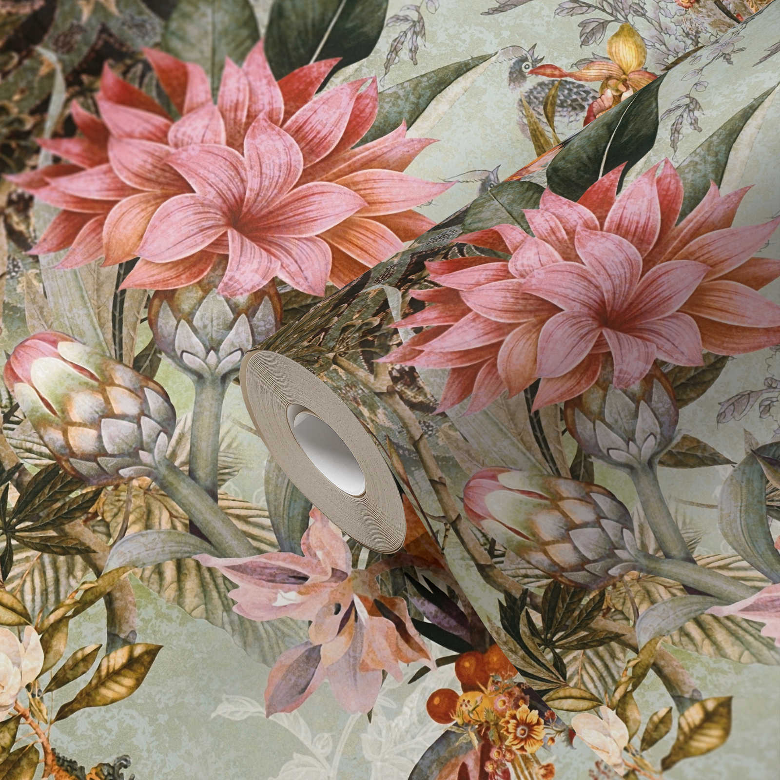 Dream Flowery - Meadow Flowers botanical wallpaper AS Creation    