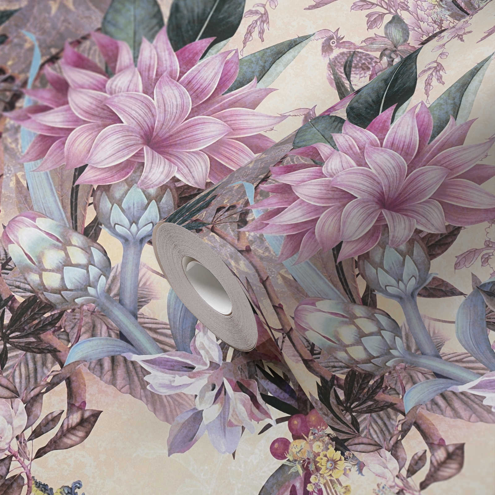 Dream Flowery - Meadow Flowers botanical wallpaper AS Creation    