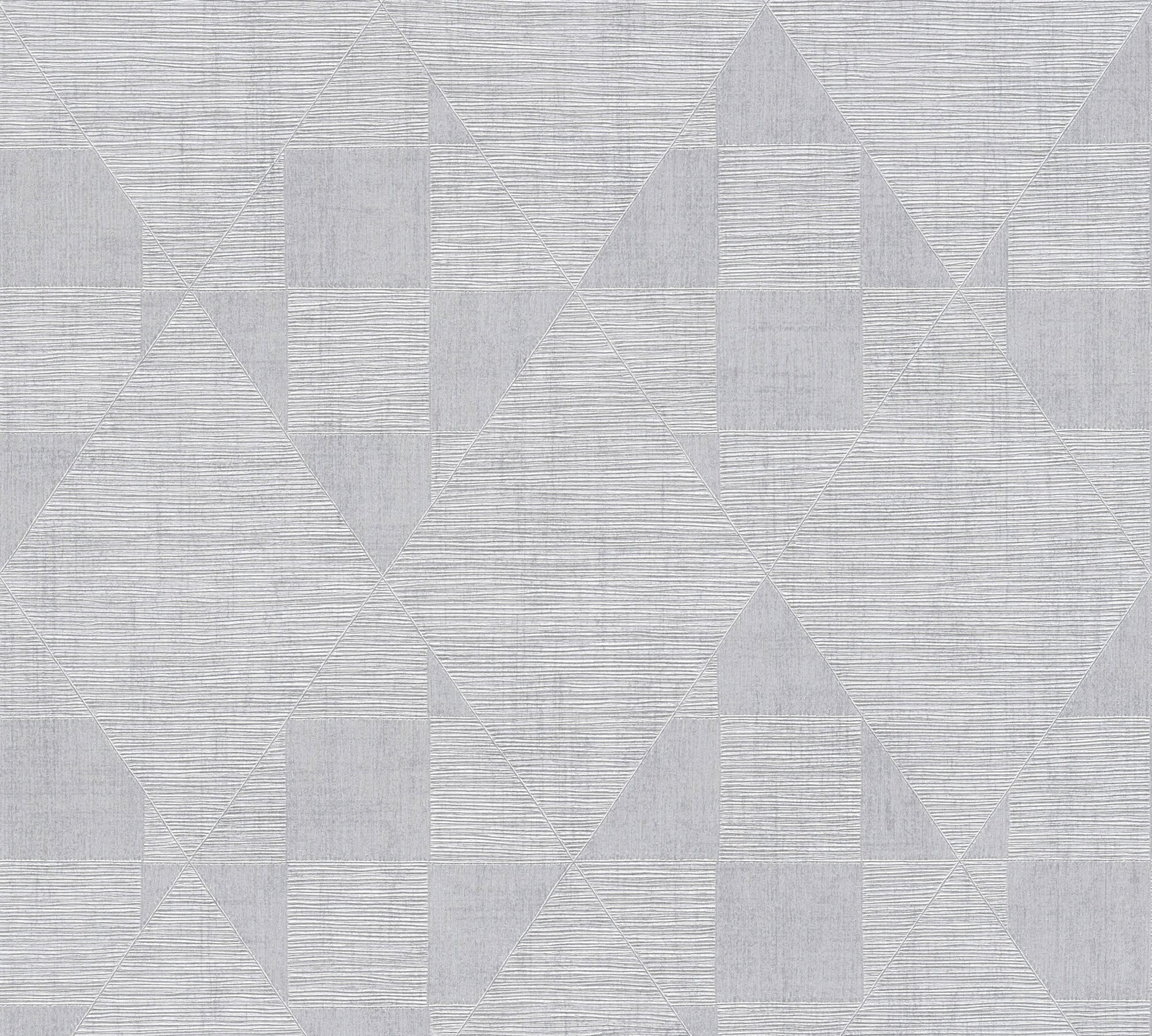 Titanium 3 - Geo Shapes geometric wallpaper AS Creation Roll Silver  381961
