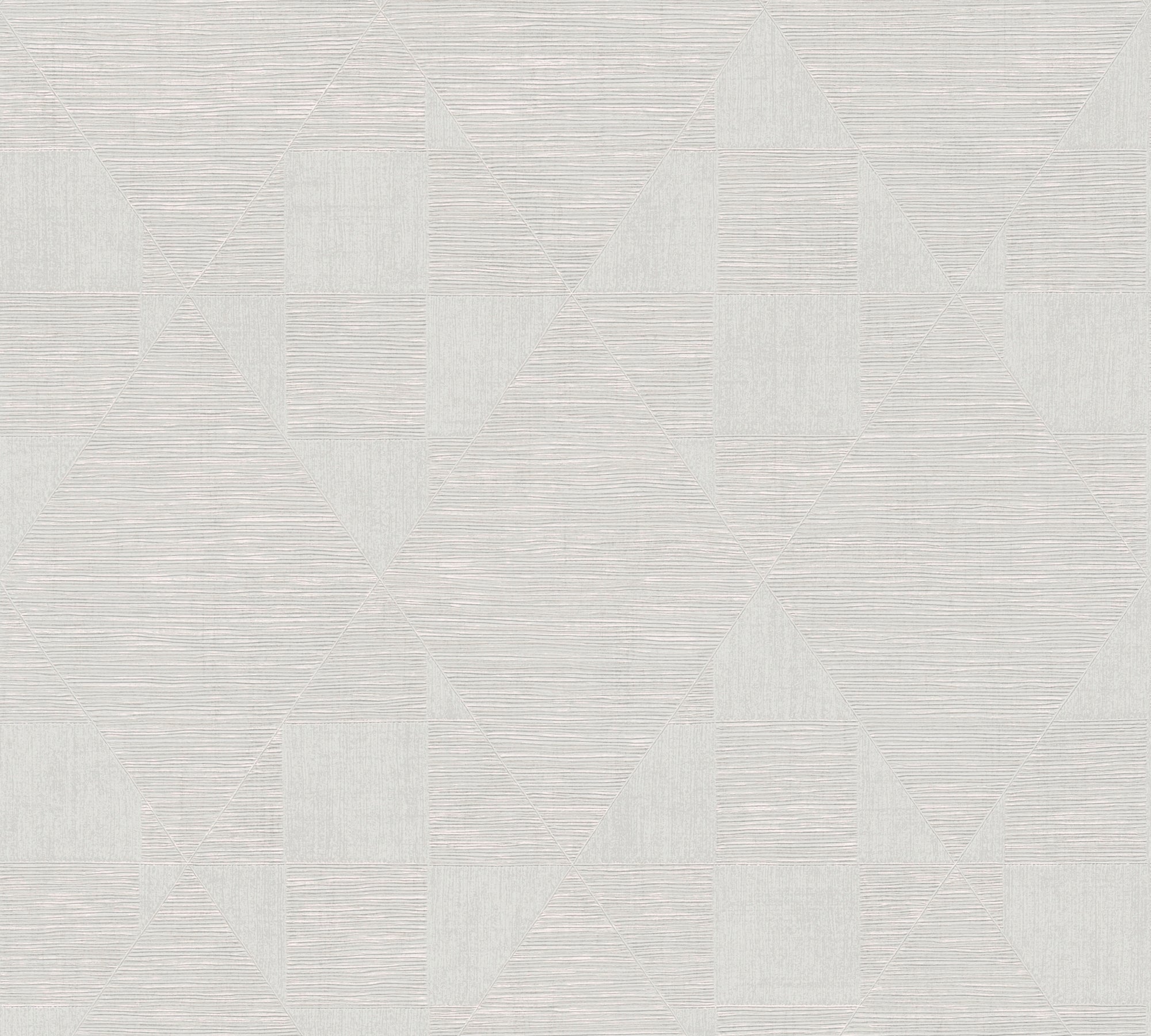 Titanium 3 - Geo Shapes geometric wallpaper AS Creation Roll White  381966