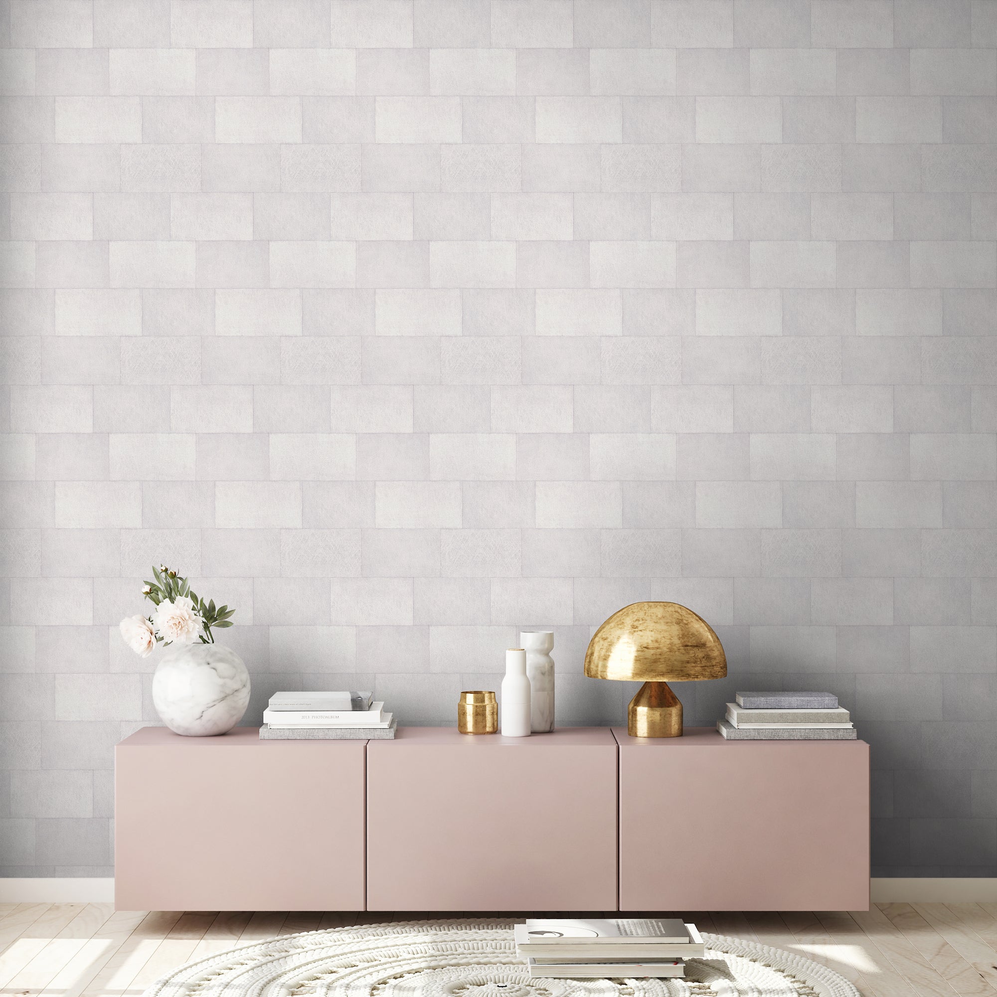 Titanium 3 - Tiles industrial wallpaper AS Creation    