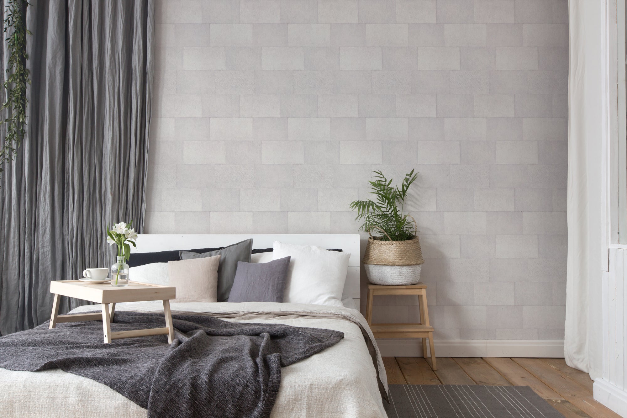 Titanium 3 - Tiles industrial wallpaper AS Creation    