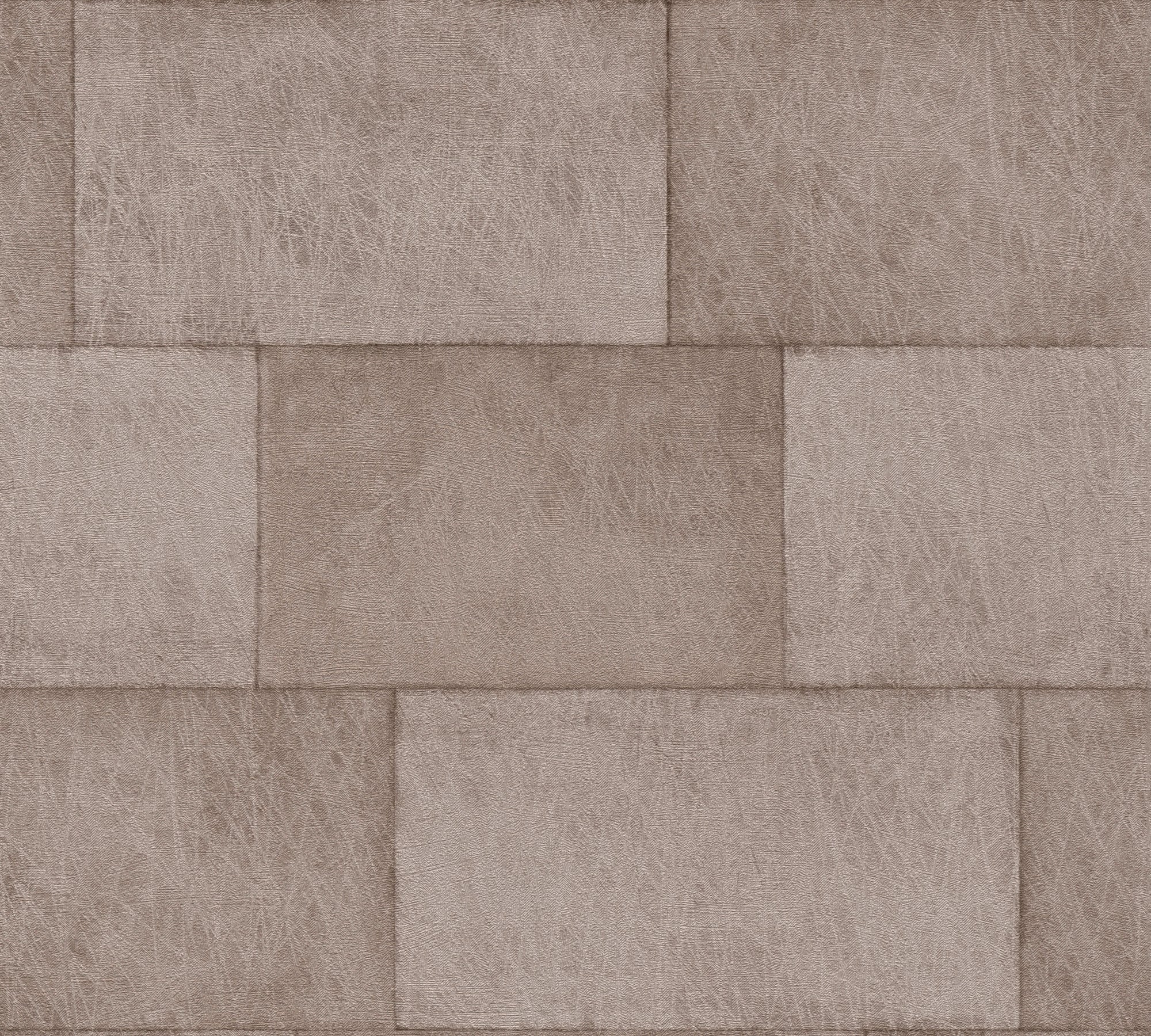 Titanium 3 - Tiles industrial wallpaper AS Creation Roll Taupe  382013
