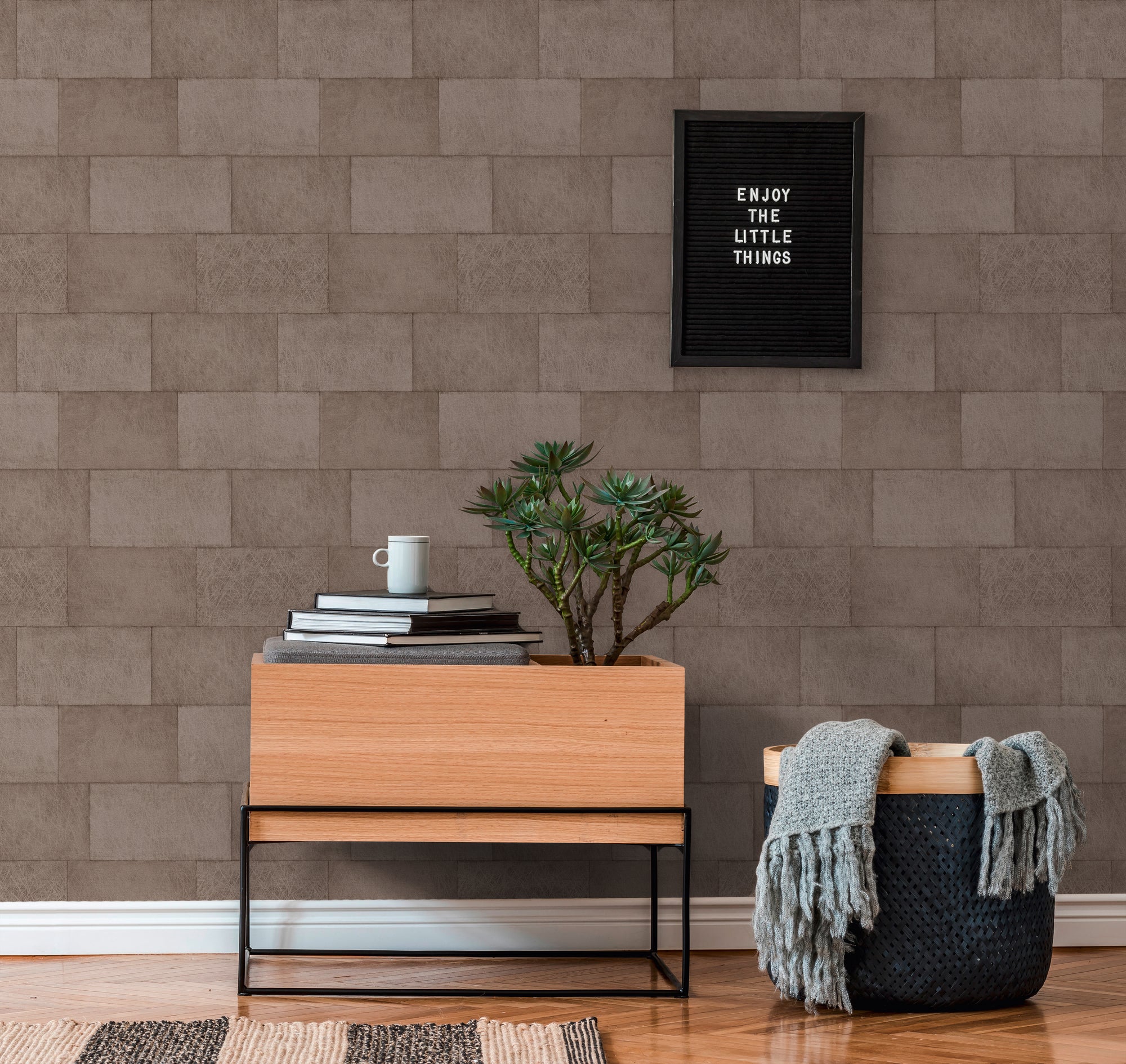 Titanium 3 - Tiles industrial wallpaper AS Creation    
