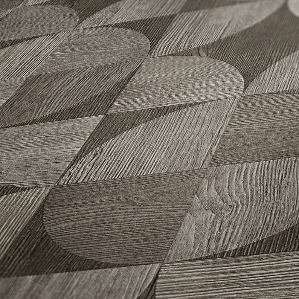 Metropolitan Stories - Scandi Geo Timber geometric wallpaper AS Creation    
