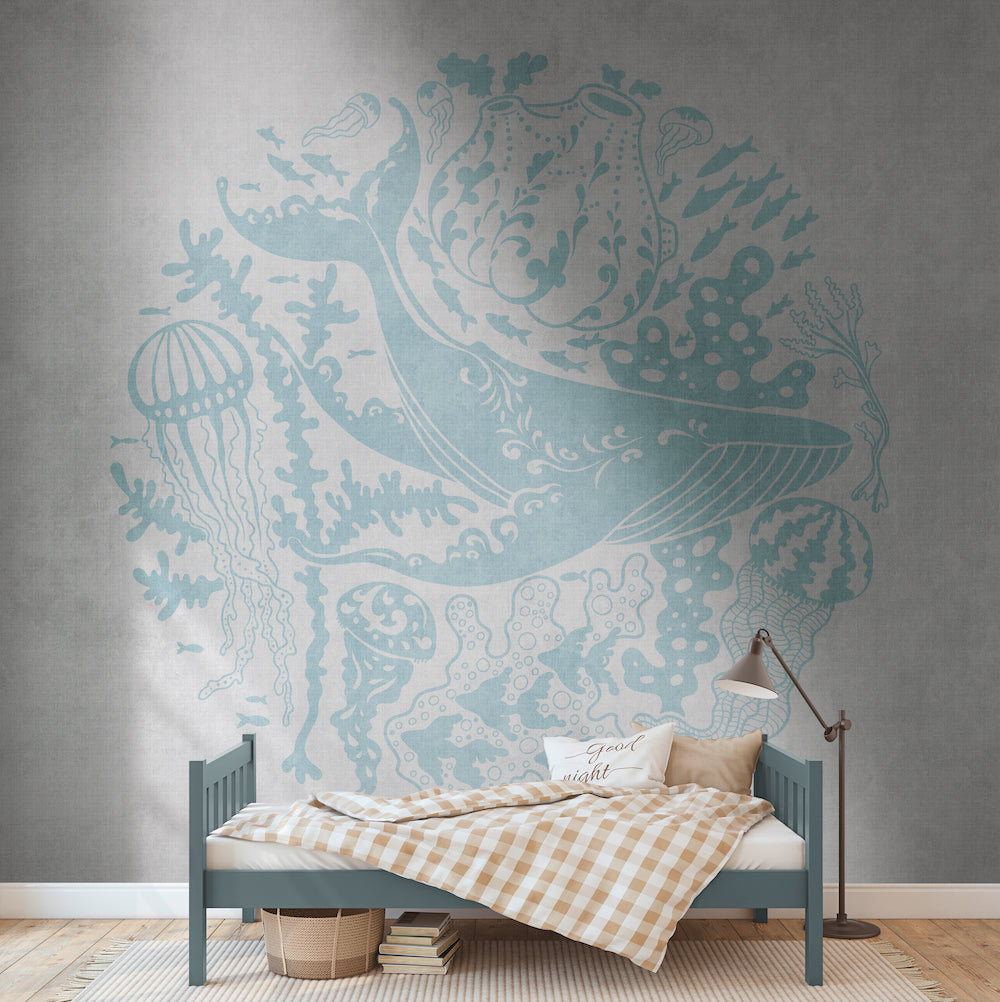 The Wall - Whale Motif smart walls AS Creation    