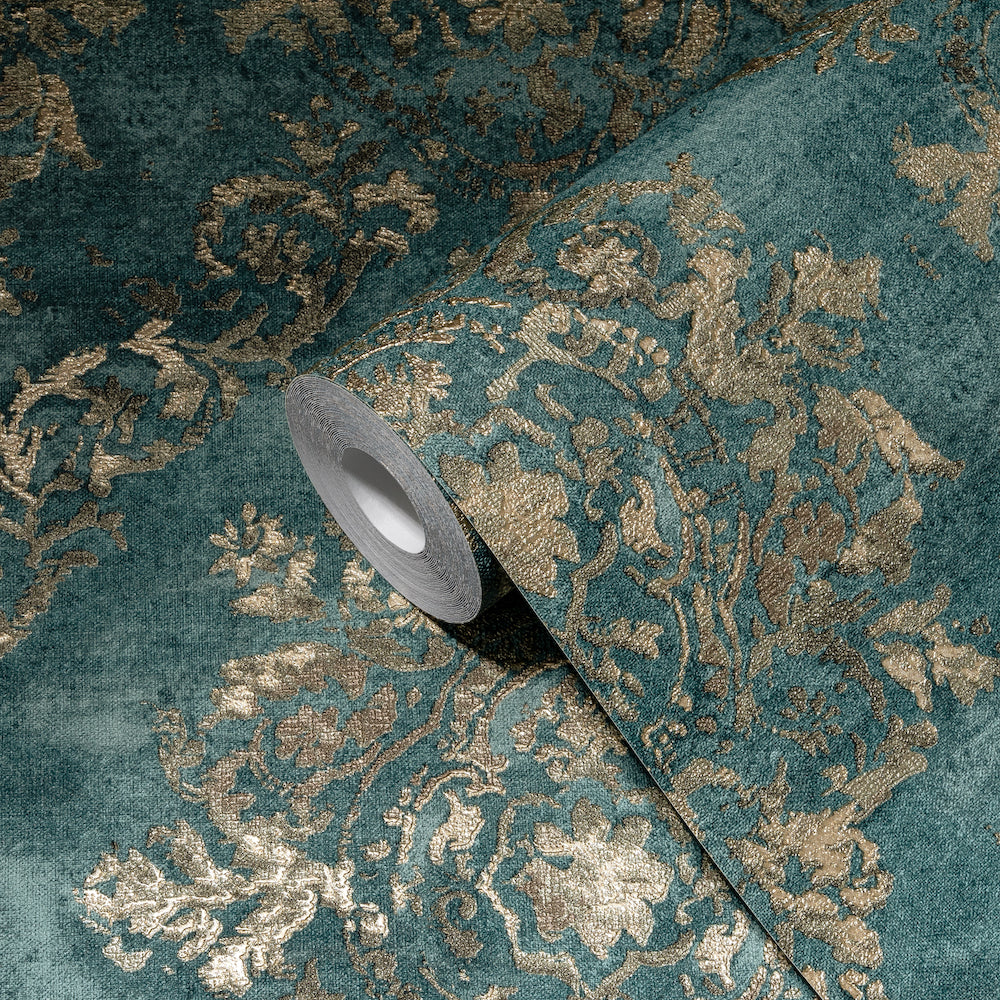 My Home My Spa - Vintage Damask damask wallpaper AS Creation