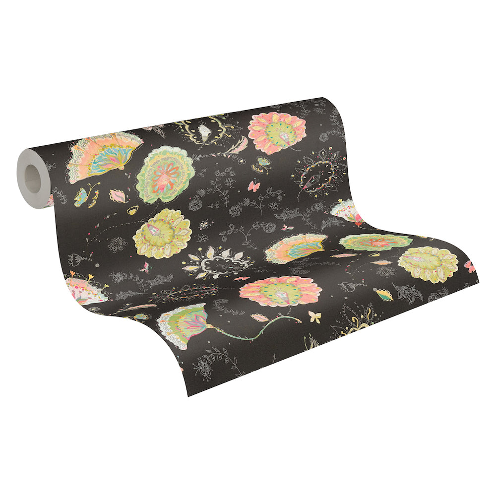 House of Turnowsky - Funky Floral  Leaves botanical wallpaper AS Creation    