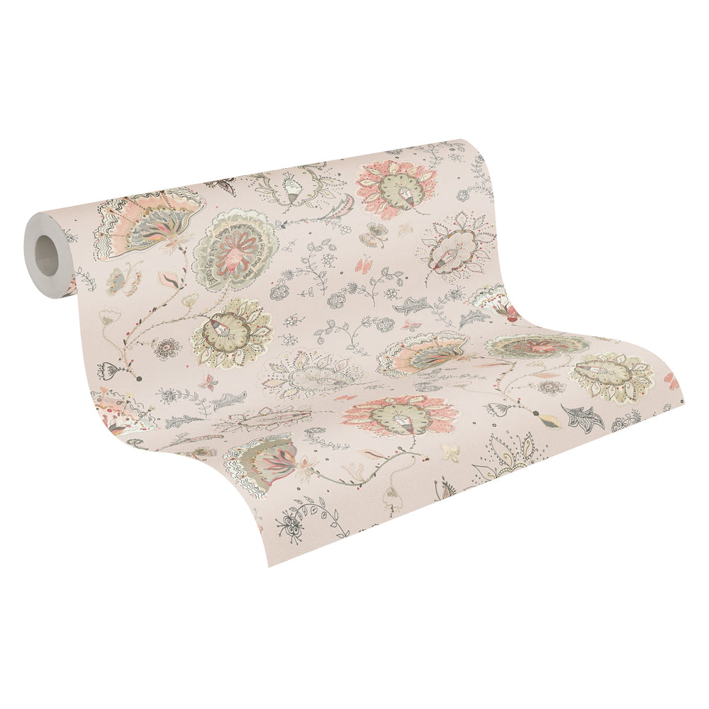 House of Turnowsky - Funky Floral  Leaves botanical wallpaper AS Creation    